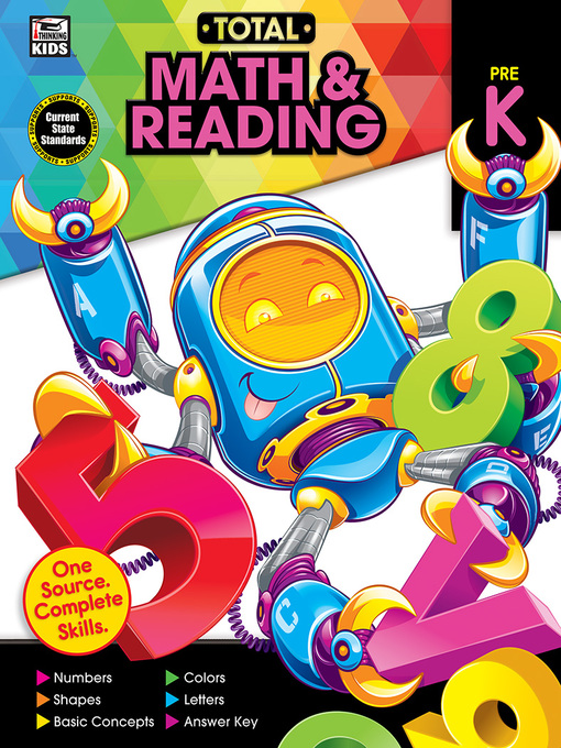 Title details for Total Math and Reading, Grade PK by Thinking Kids - Available